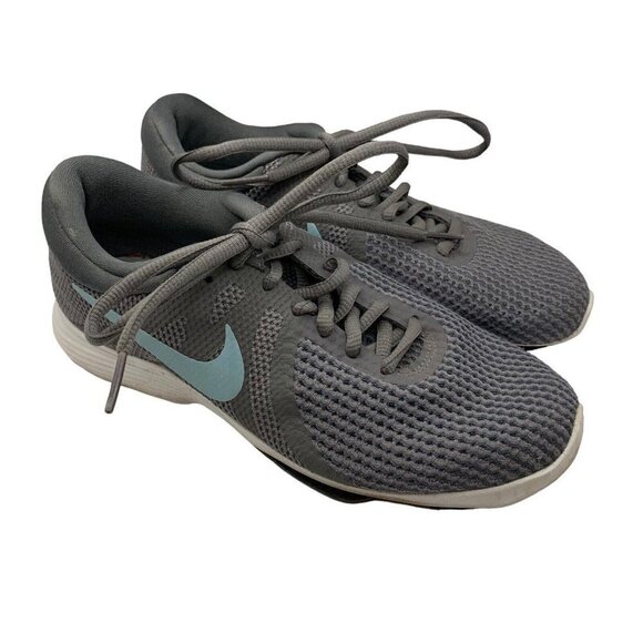 Nike Revolution 4 Running Training Shoes Gray Blue 908999-004 Women Size US 6‌‌ - Picture 2 of 6